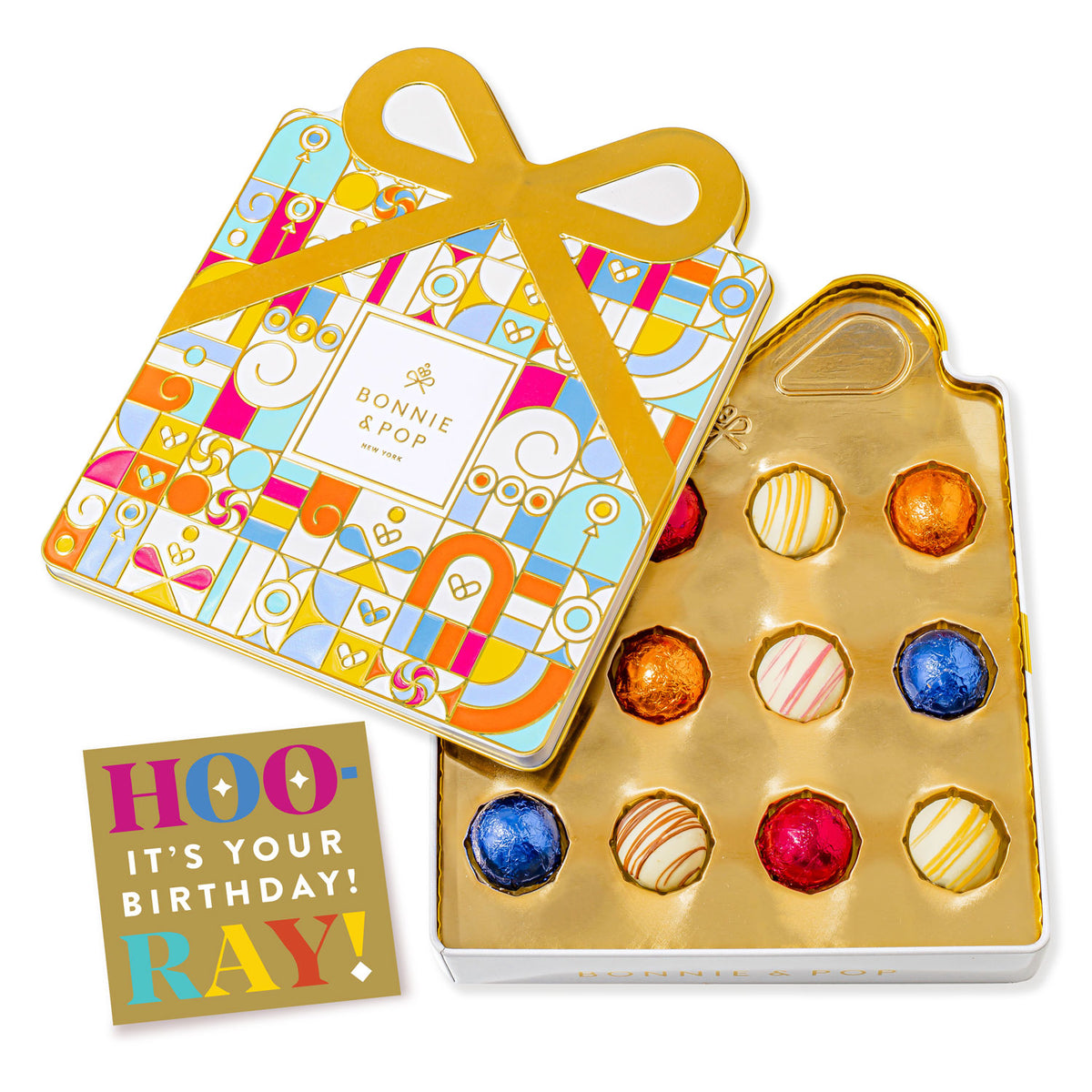 Happy Birthday Belgium Chocolate Gift Tin