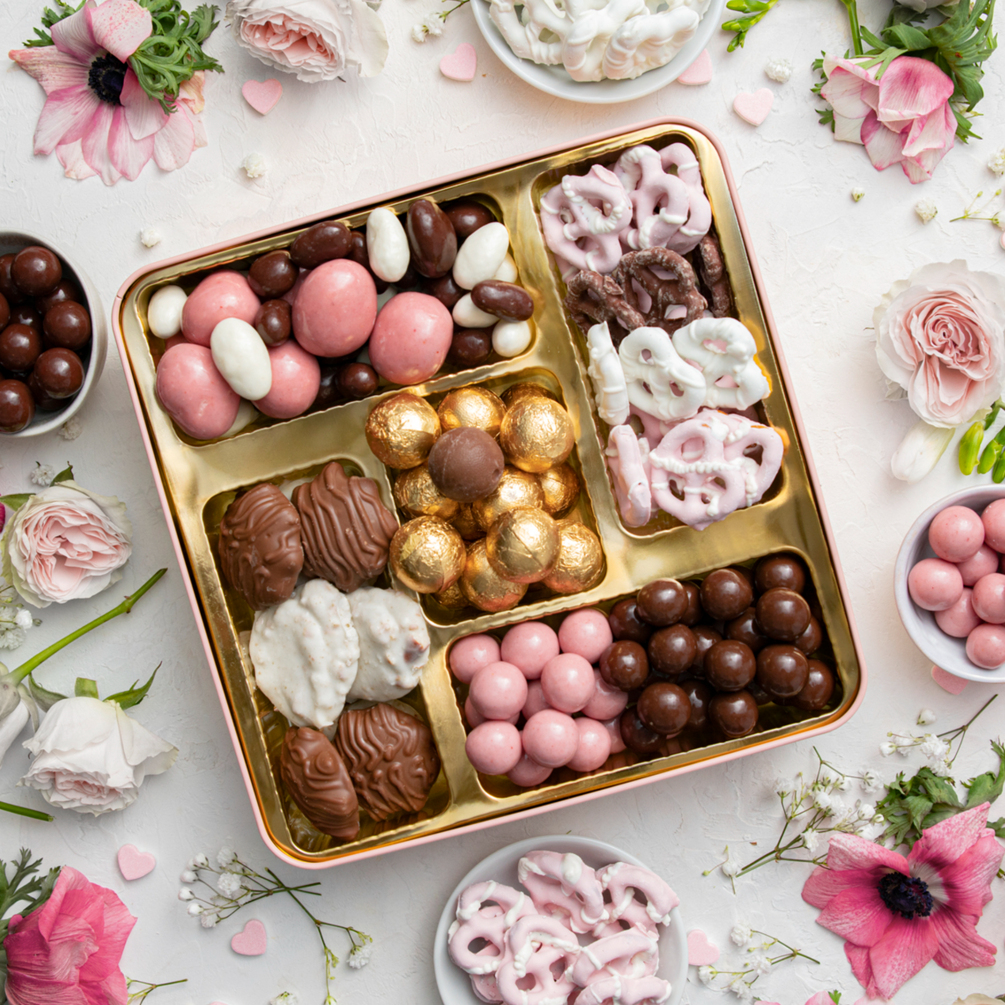 Valentine's Surprise Gift Basket - Chocolate Basket