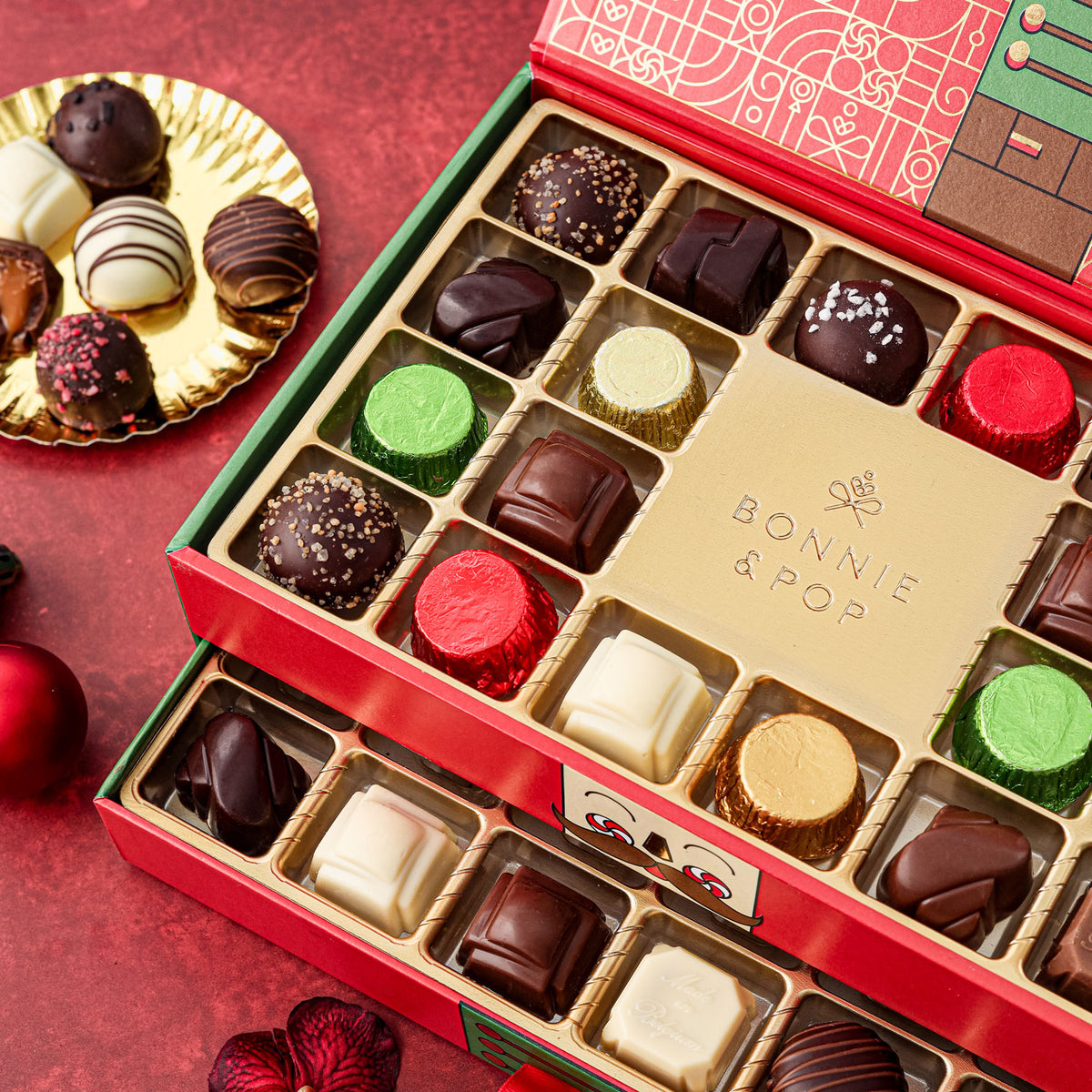 Two-Tier Belgium Truffle Gift Box