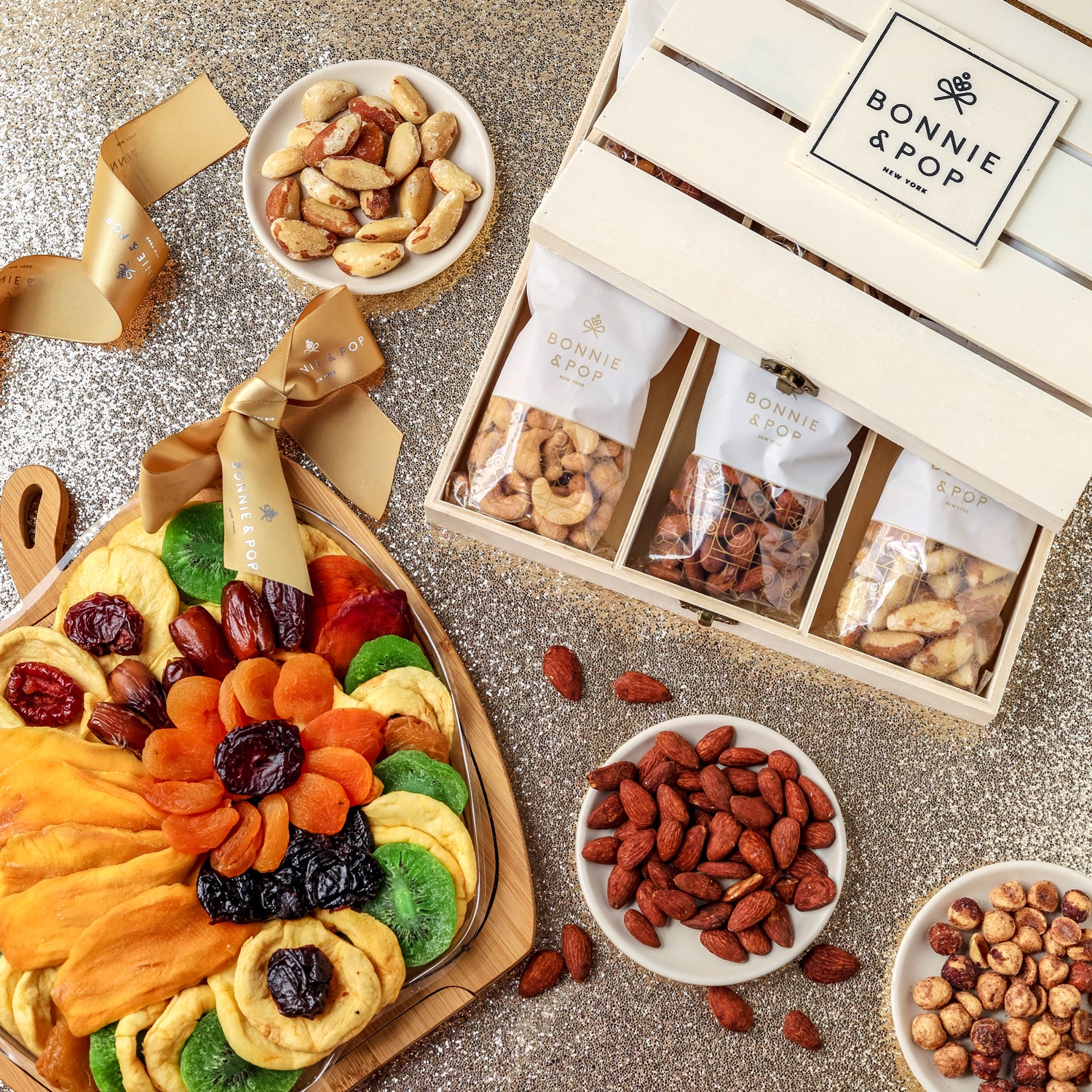 Buy dried fruits & nuts gift boxes 650g online in Delhi India at Nutsgram